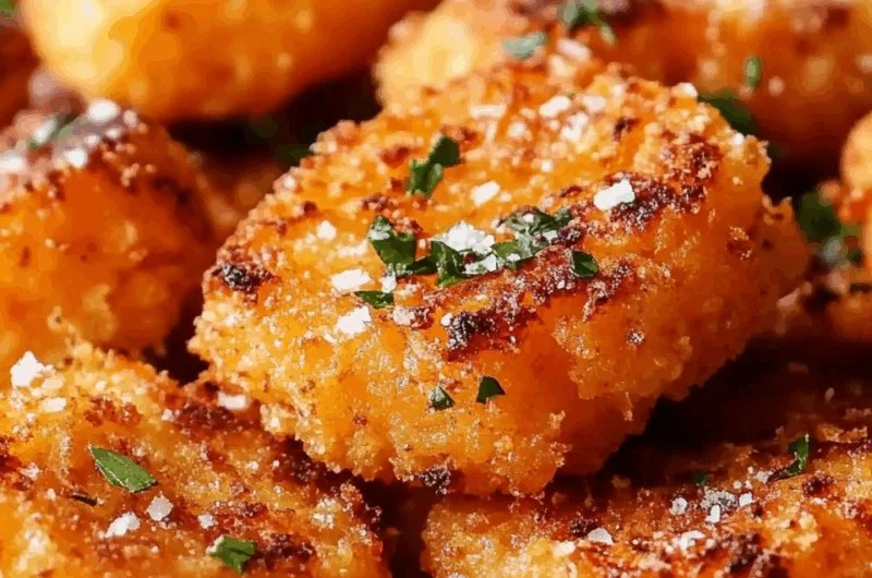 Carote schiacciate croccanti, un delizioso contorno sano e croccante.