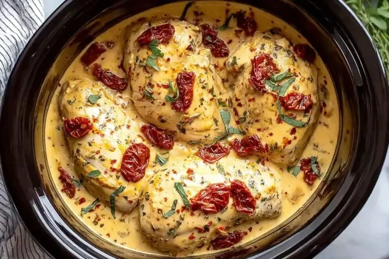 Ricetta Marry Me Chicken in Crockpot con pollo e ingredienti italiani