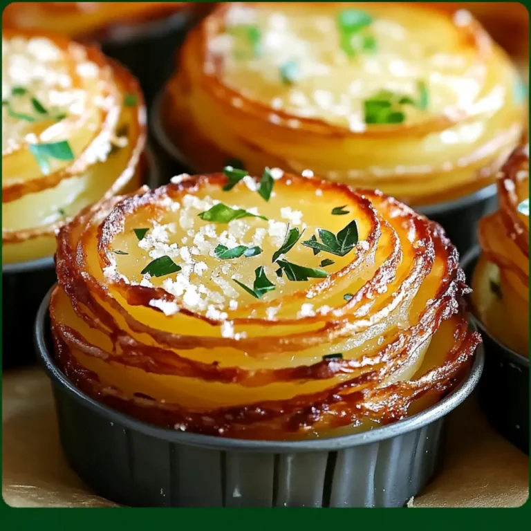 Parmesan Potato Stacks – Crispy and Easy Side Dish