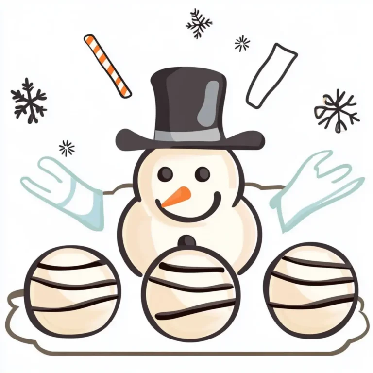 Melted Snowman Cake Balls