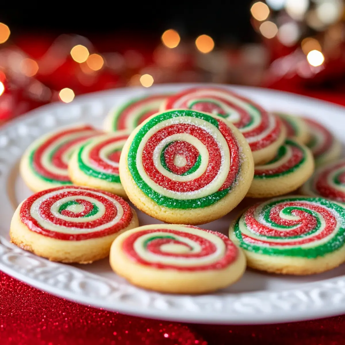 Christmas Pinwheel Cookies