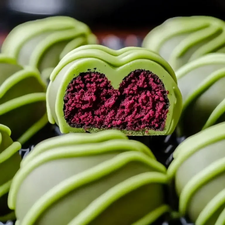 No-Bake Grinch Oreo Truffles