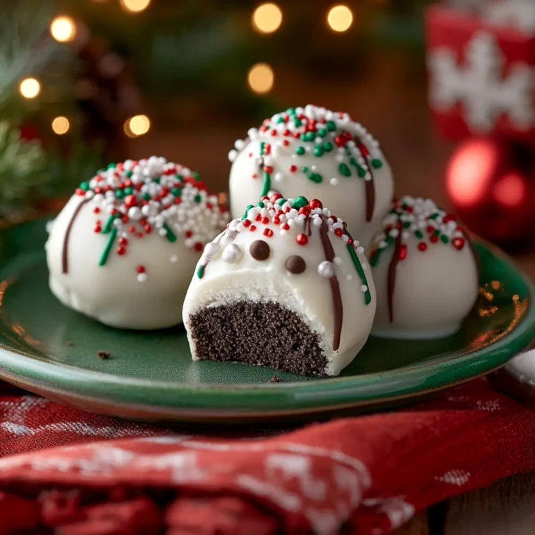 Snowman Oreo Truffles Easy & Adorable Christmas Dessert