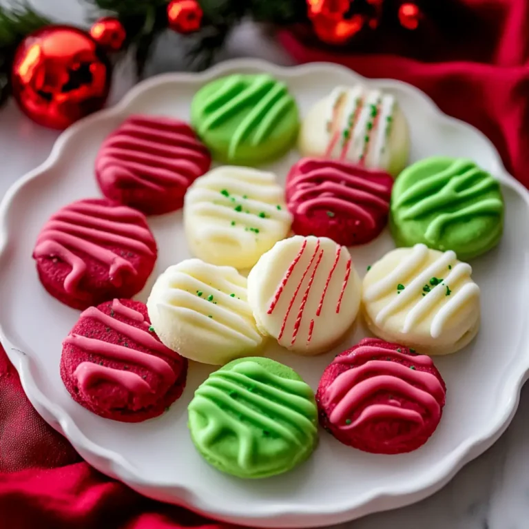 Classic Christmas Cream Cheese Mints
