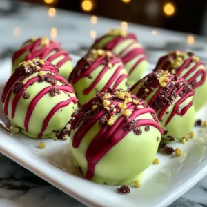 Grinch Christmas Truffles