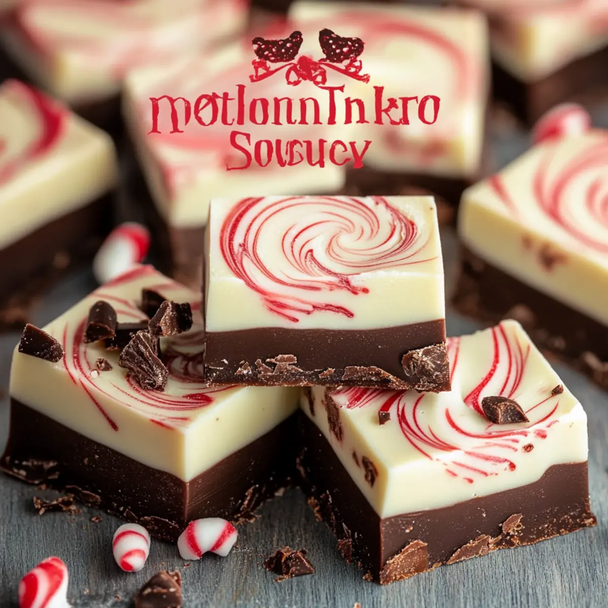 Peppermint Swirl Fudge Recipe