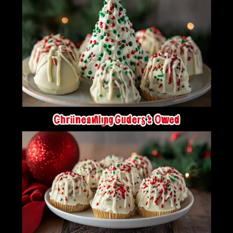 Christmas Tree Cake Truffles