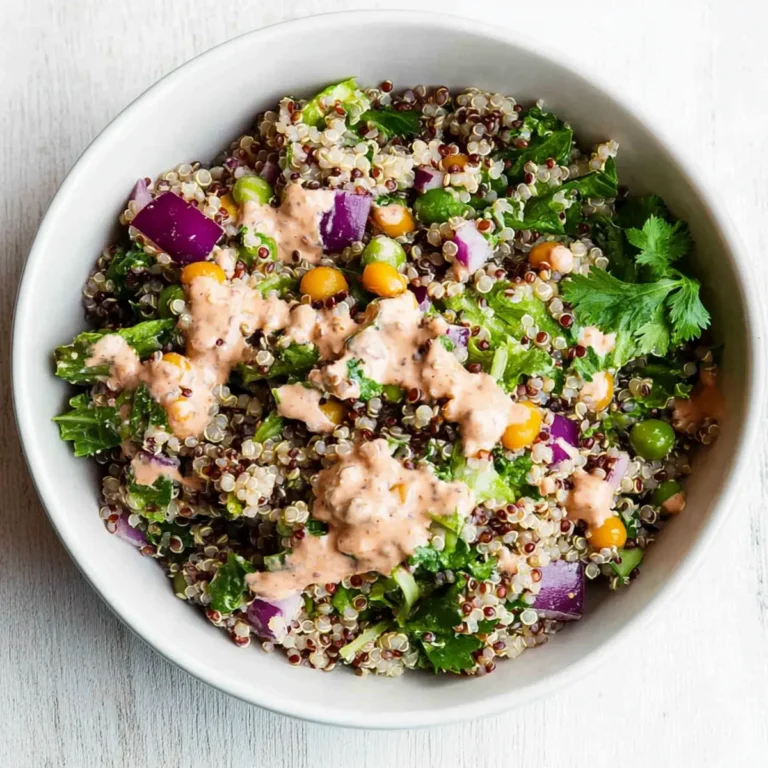 Easy Lentil Quinoa Salad (30G Protein)