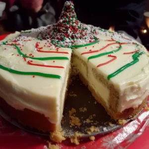 Christmas Tree CheeseCake