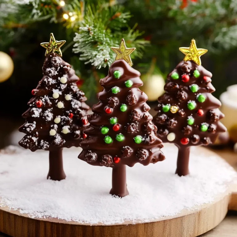 How to Make Chocolate Christmas Trees
