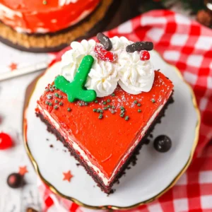 Easy Christmas Red Velvet Cheesecake Recipe