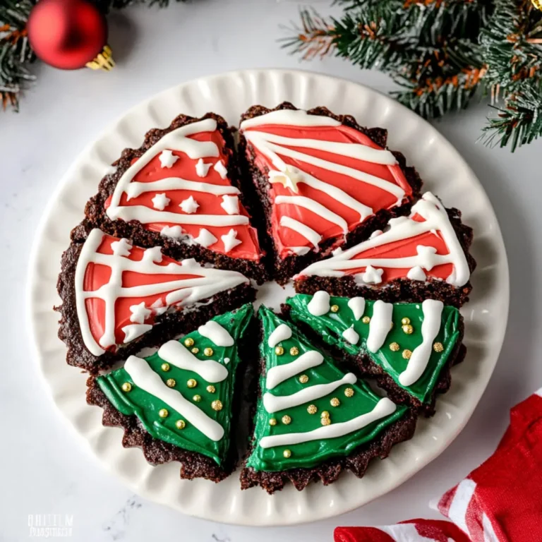 Frosted Christmas Brownies