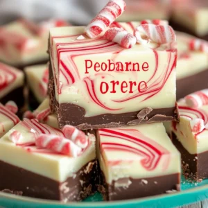Peppermint Swirl Fudge Recipe