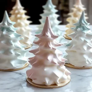 Tree Meringue Cookies
