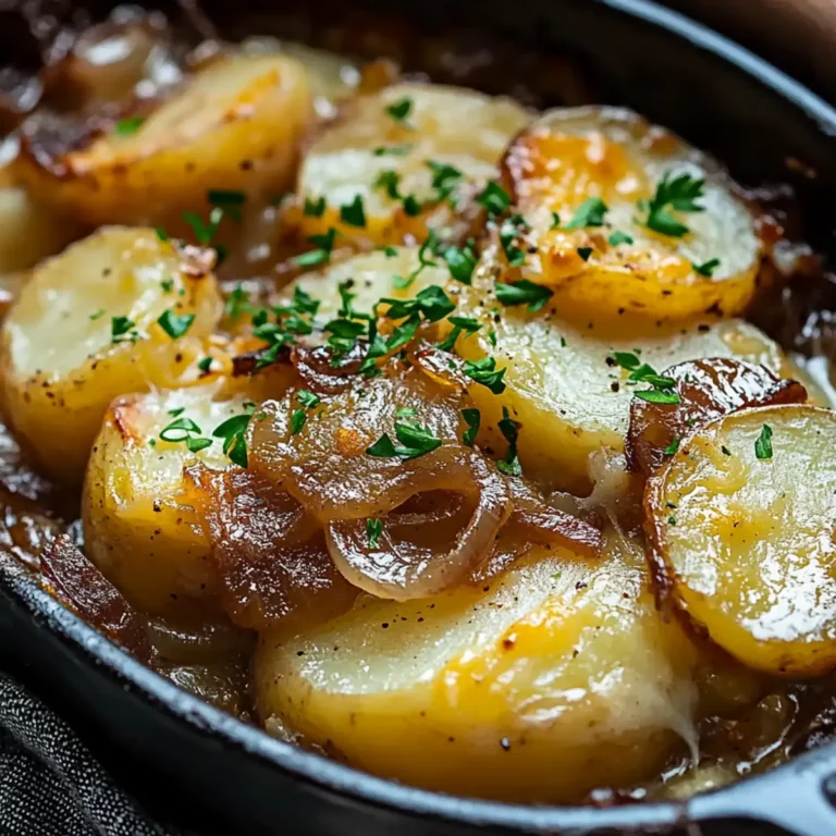 Savory French Onion Potato Bake