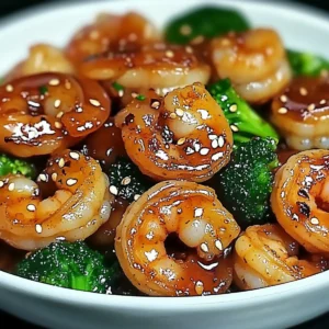 High-Protein Honey Garlic Shrimp