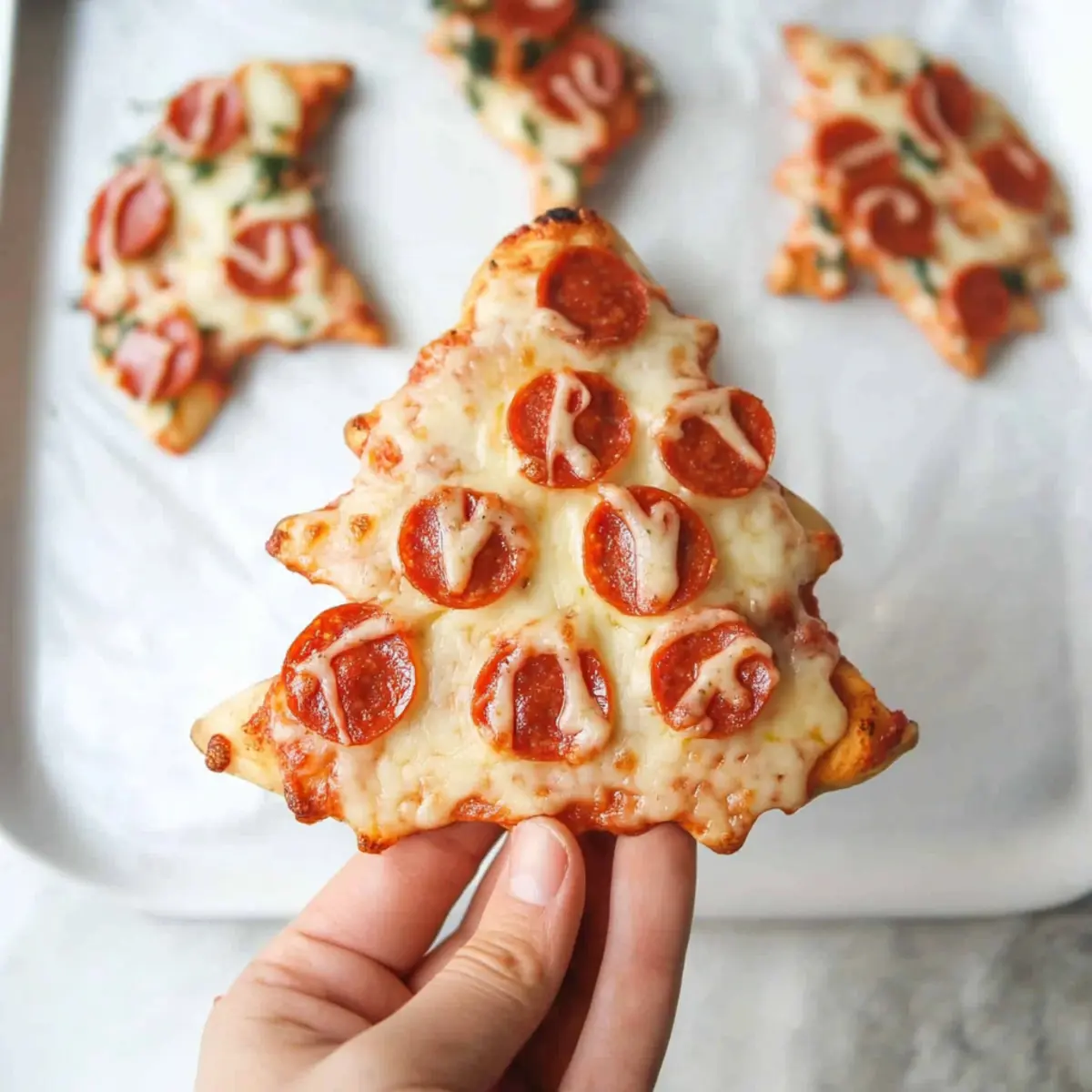 Christmas Tree Pizza