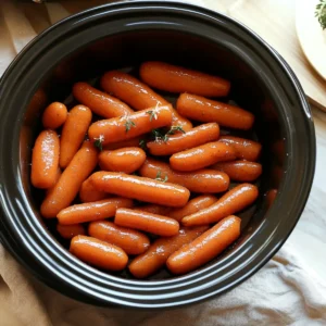 Slow Cooker Magic: Maple & Brown Sugar Glazed Carrots
