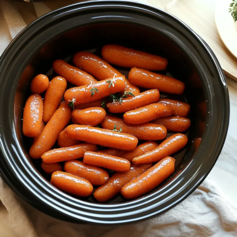 Slow Cooker Magic: Maple & Brown Sugar Glazed Carrots
