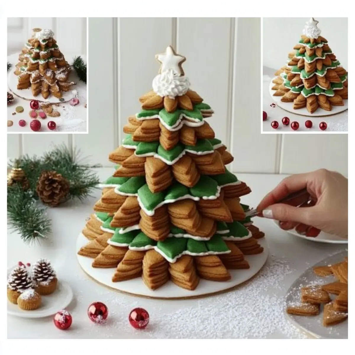 Christmas Recipe: 3D Cookie Christmas Tree DIY Tutorial - Video