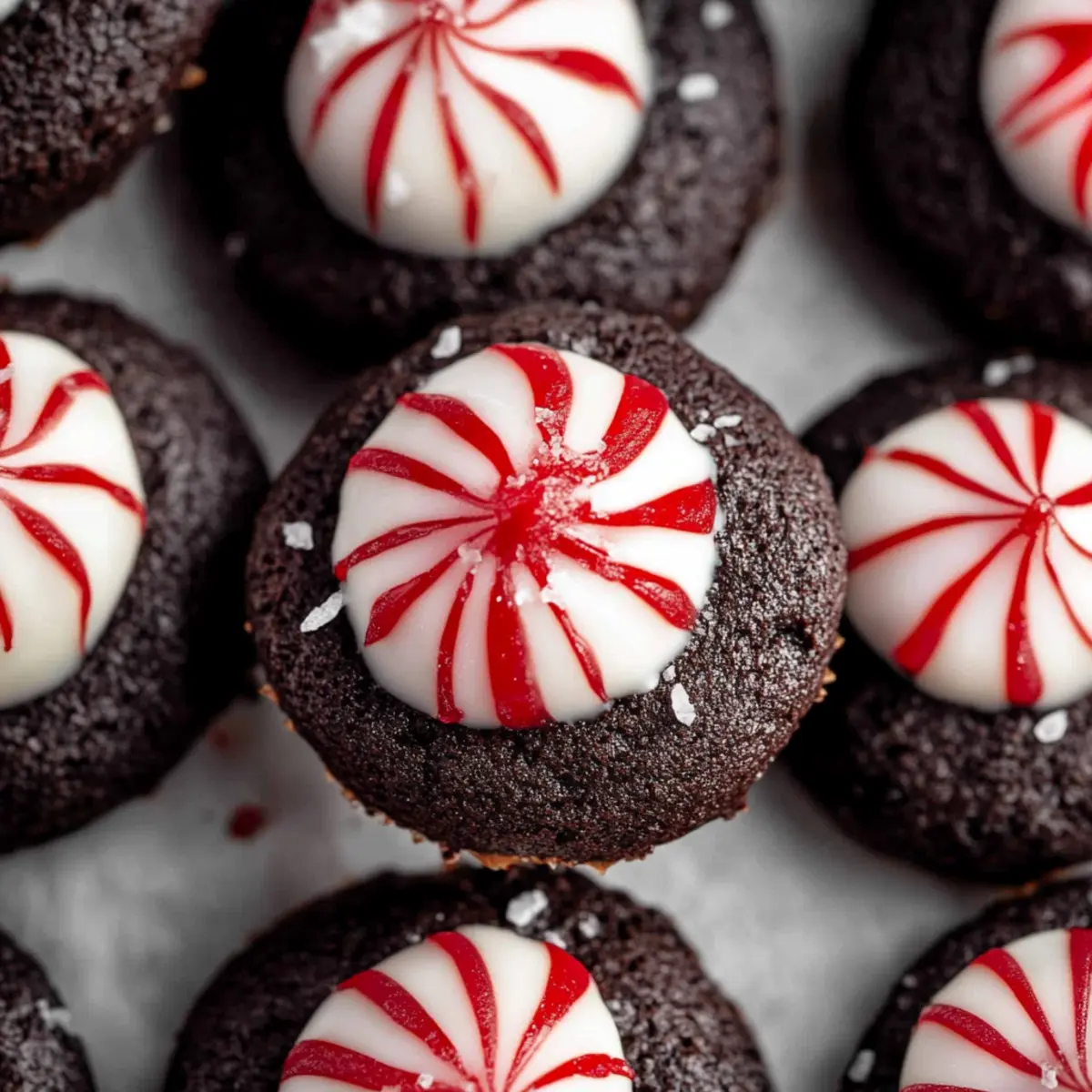 CHOCOLATE PEPPERMINT BLOSSOMS