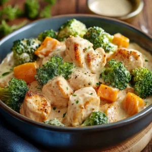 Creamy Chicken & Veggie Skillet