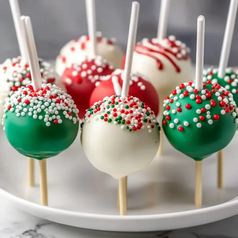 Festive Christmas Cake Pops Recipe