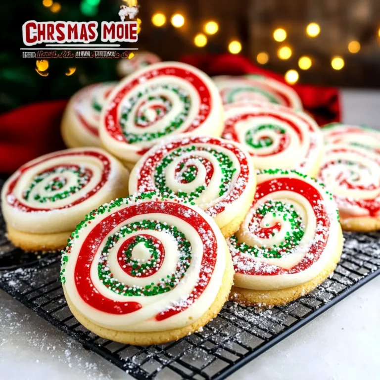 Christmas Pinwheel Sugar Cookies