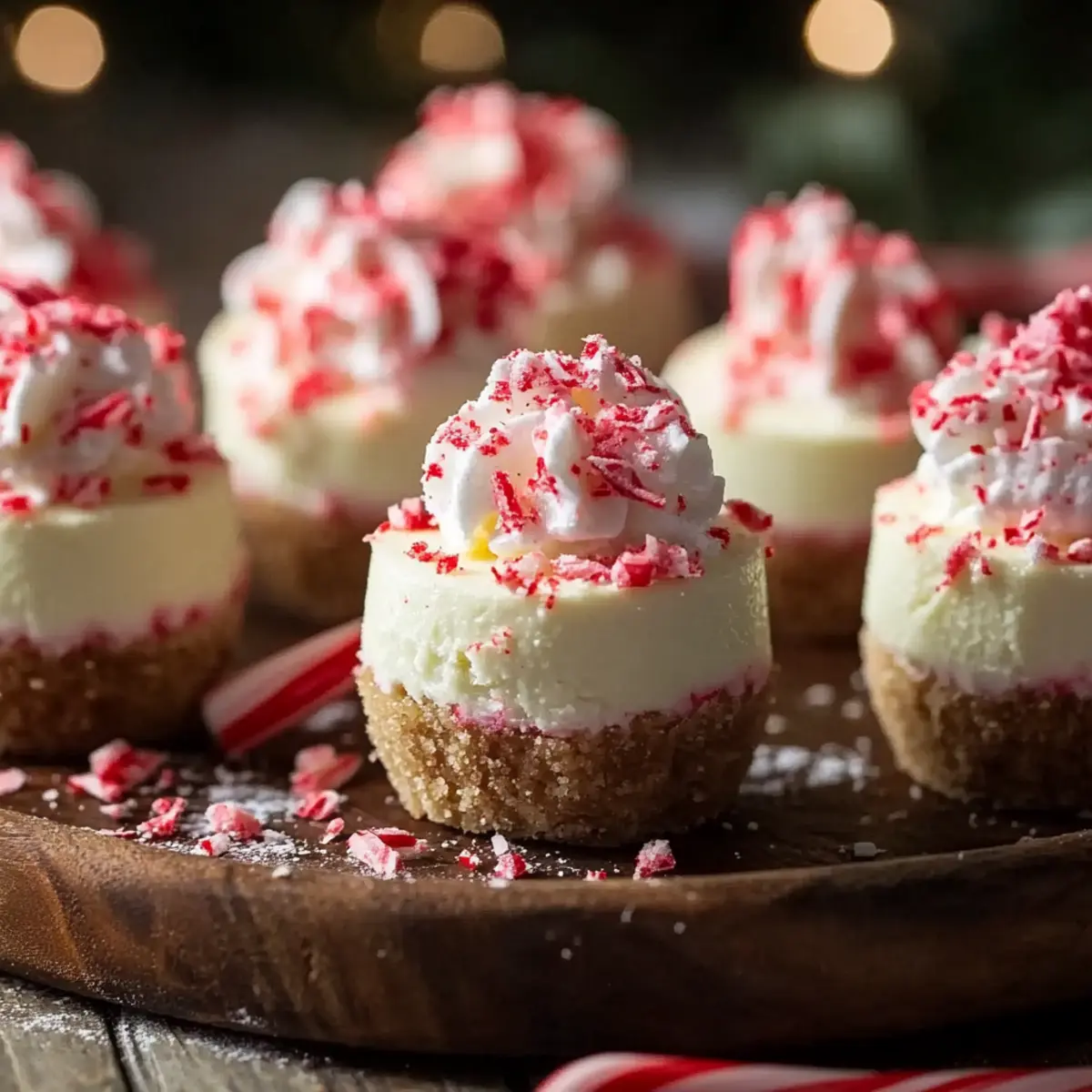 Easy No-Bake Peppermint Cheesecake Bites for the Holidays
