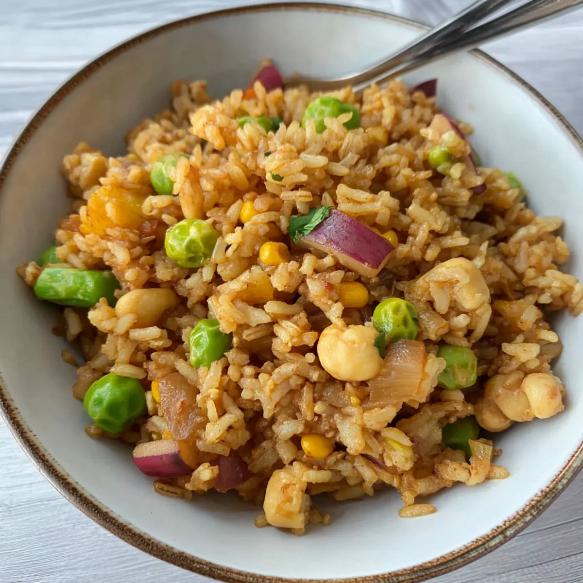 High Protein Fried Rice – Vegan 20 Minute Dinner