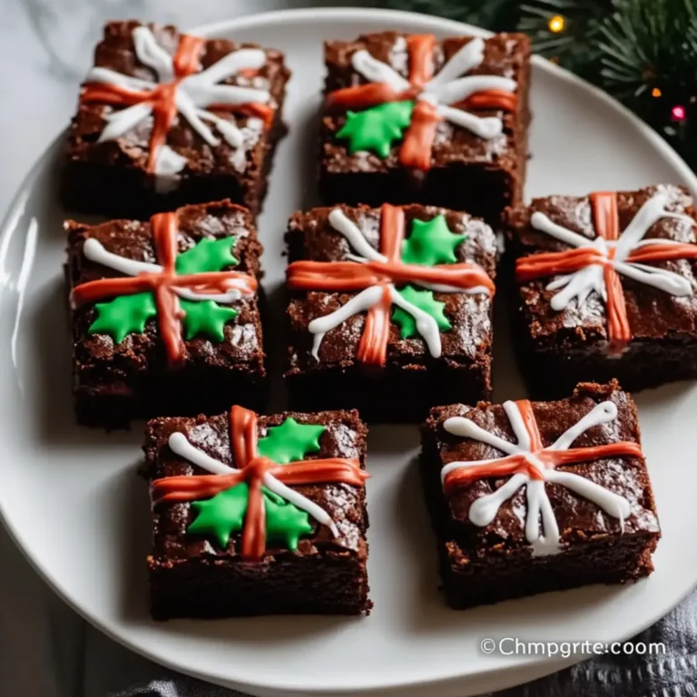 Christmas Present Brownies Recipe