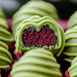 No-Bake Grinch Oreo Truffles