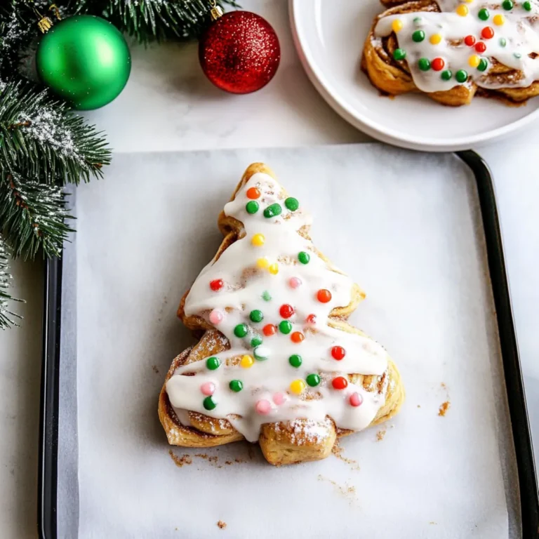 Christmas Tree Cinnamon Rolls