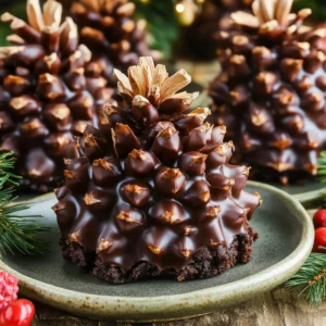 Viral Pine Cone Brownies - Colorful Superfoodie
