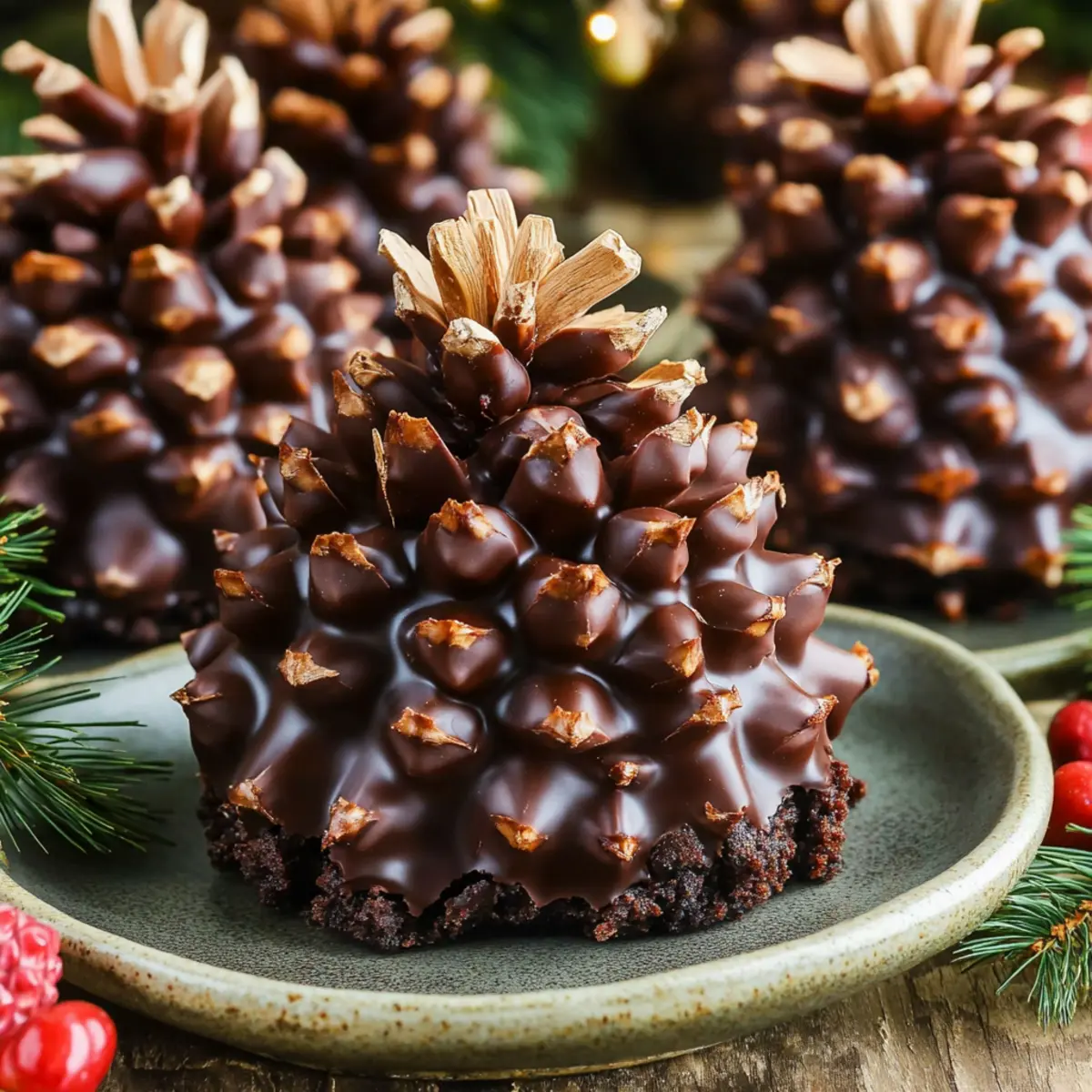 Viral Pine Cone Brownies - Colorful Superfoodie