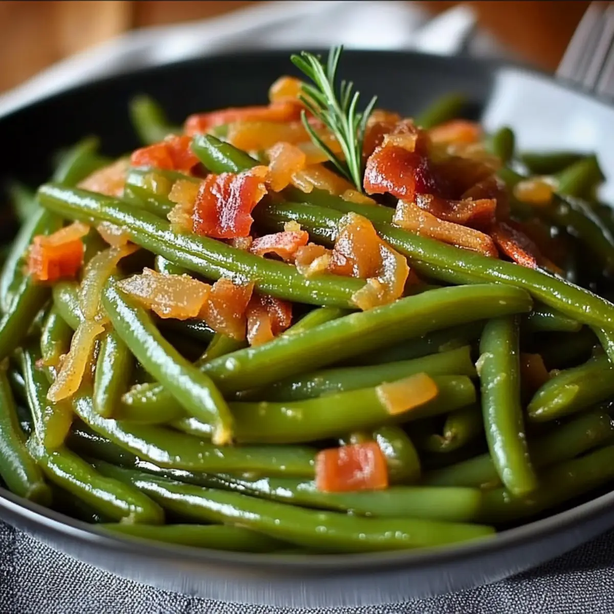Easy Southern Green Beans