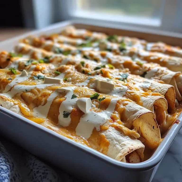 38g Protein Chicken Enchiladas with Dreamy White Sauce | Easy High-Protein Meal