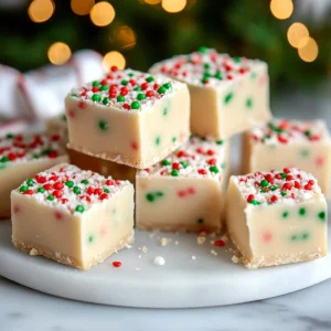 Easy Sugar Cookie Christmas Fudge